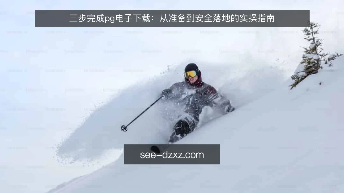 三步完成pg电子下载:从准备到安全落地的实操指南