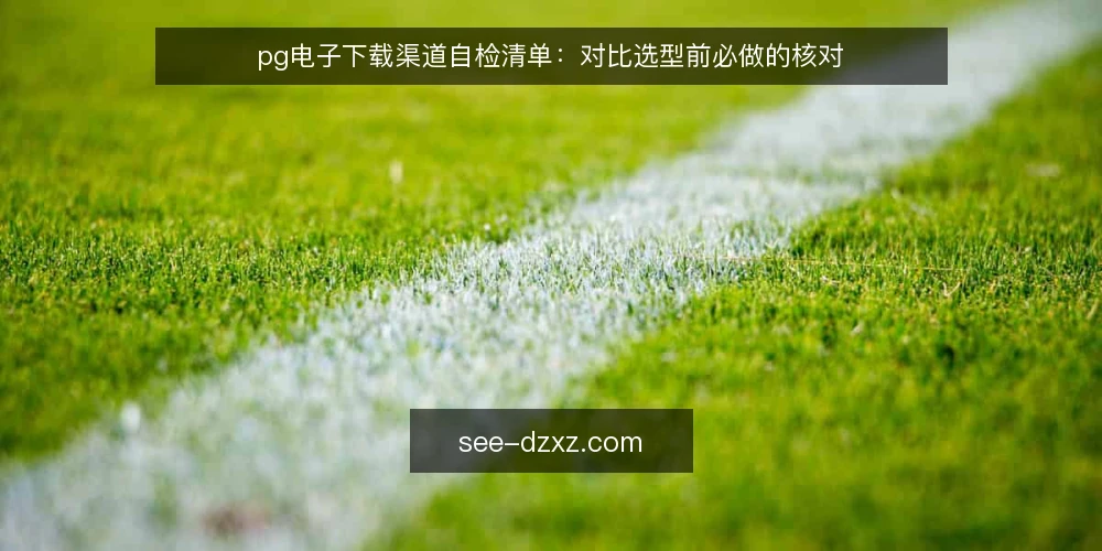 pg电子下载渠道自检清单:对比选型前必做的核对 — 核对需求边界 配图